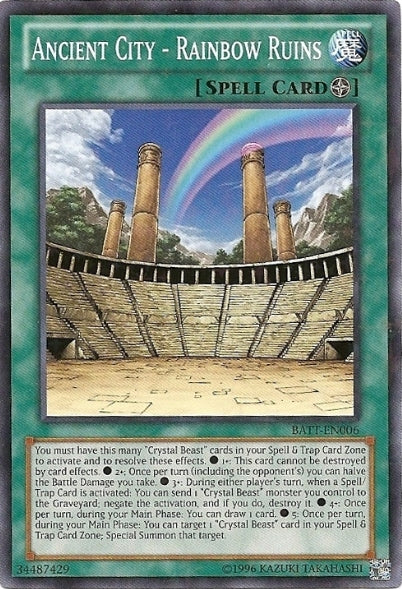 Ancient City - Rainbow Ruins [BATT-EN006] Starfoil Rare | Game Master's Emporium (The New GME)