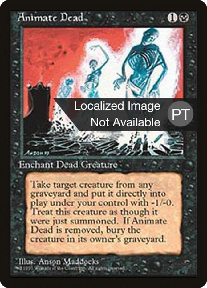 Animate Dead [Fourth Edition (Foreign Black Border)] | Game Master's Emporium (The New GME)