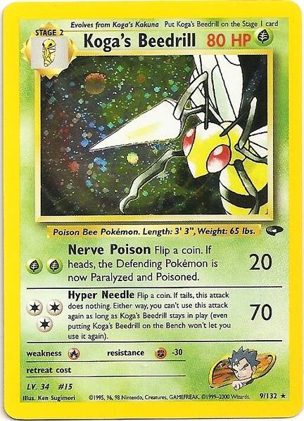 Koga's Beedrill (9/132) [Gym Challenge Unlimited] | Game Master's Emporium (The New GME)