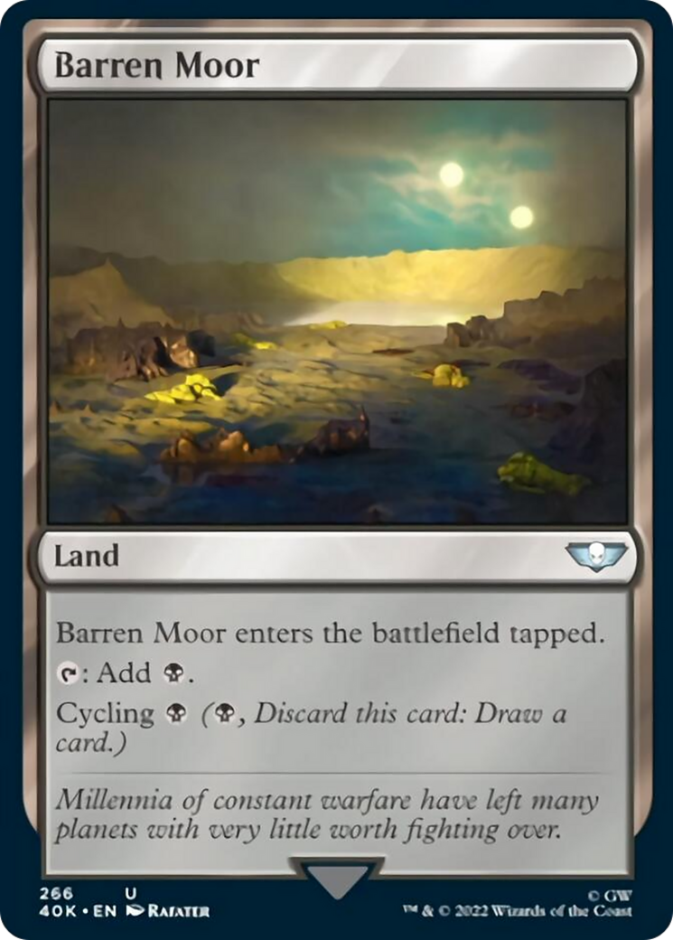 Barren Moor (Surge Foil) [Warhammer 40,000] | Game Master's Emporium (The New GME)