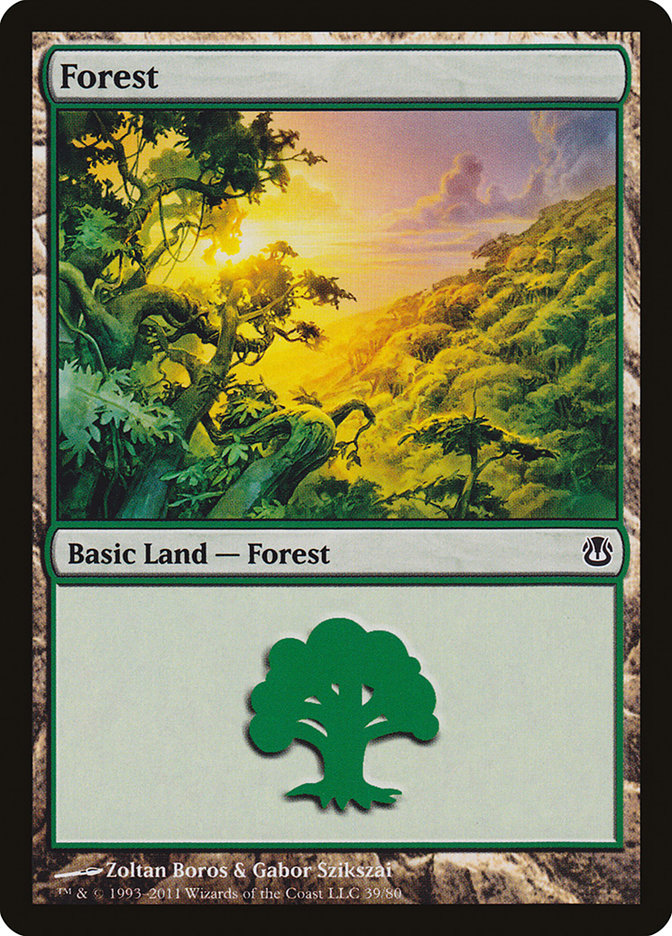 Forest (39) [Duel Decks: Ajani vs. Nicol Bolas] | Game Master's Emporium (The New GME)