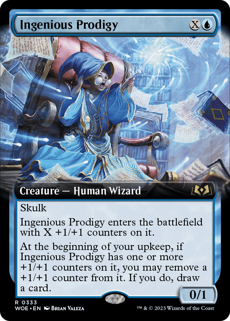 Ingenious Prodigy (Extended Art) [Wilds of Eldraine] | Game Master's Emporium (The New GME)