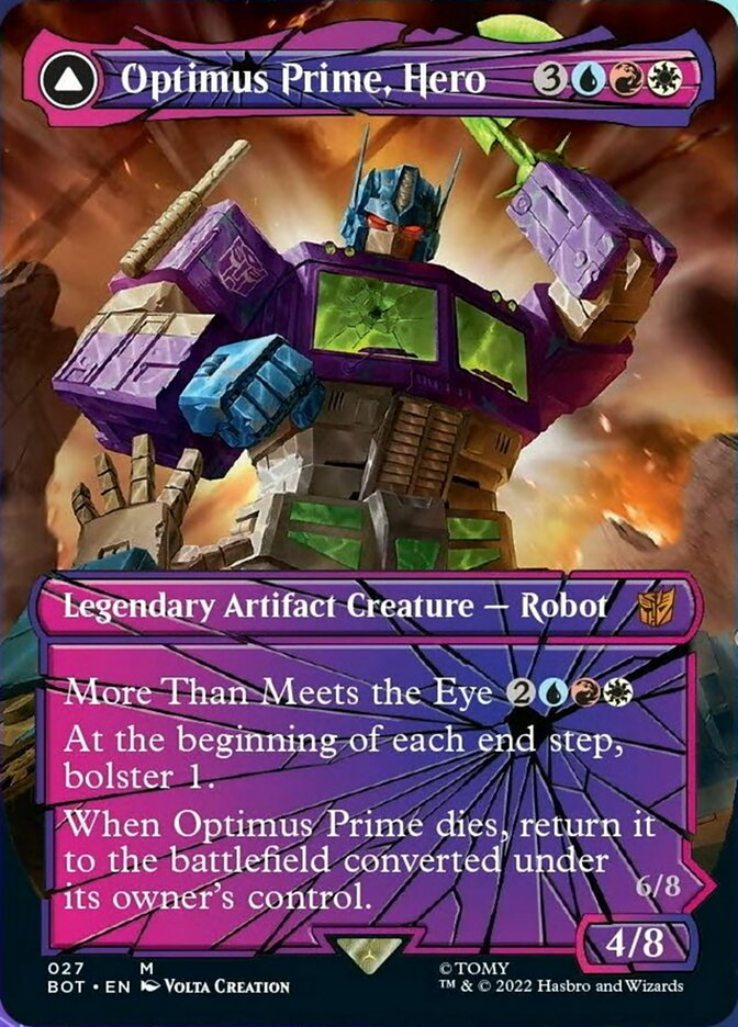 Optimus Prime, Hero // Optimus Prime, Autobot Leader (Shattered Glass) [Transformers] | Game Master's Emporium (The New GME)