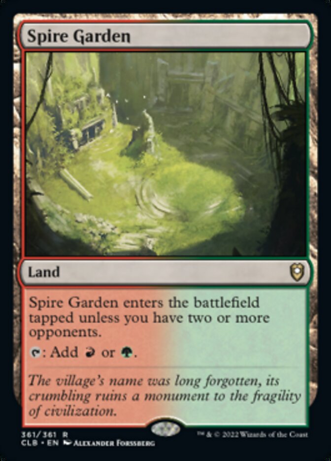 Spire Garden [Commander Legends: Battle for Baldur's Gate] | Game Master's Emporium (The New GME)