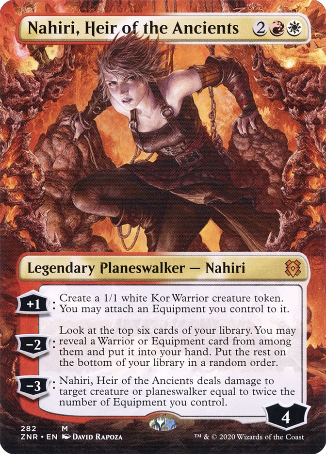 Nahiri, Heir of the Ancients (Borderless) [Zendikar Rising] | Game Master's Emporium (The New GME)