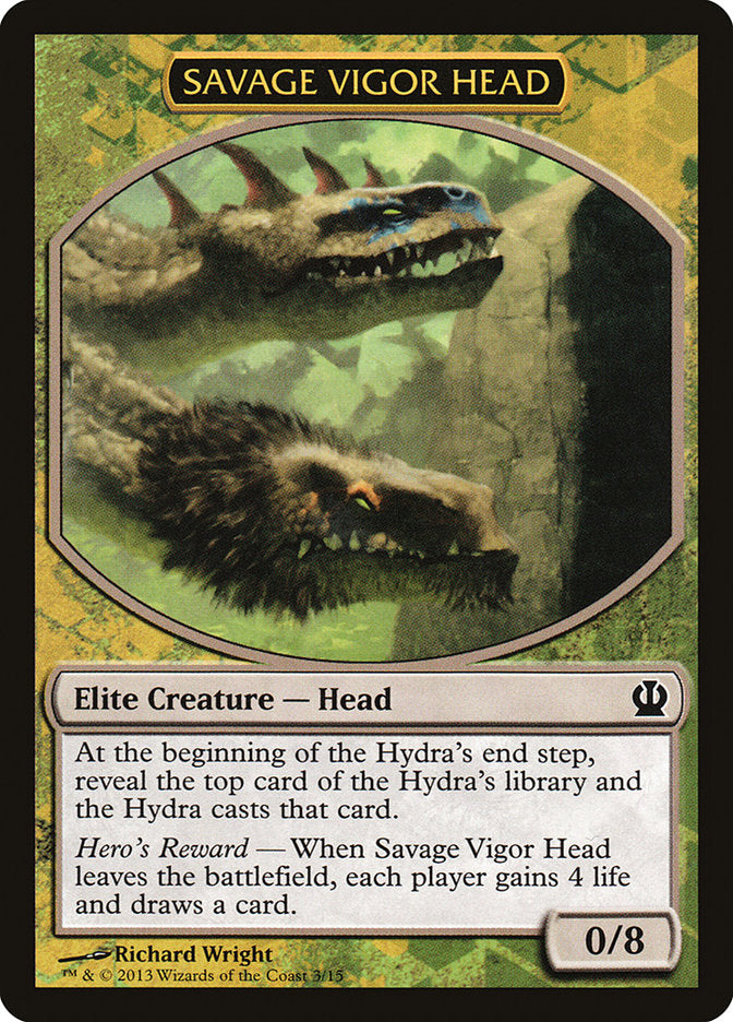 Savage Vigor Head [Theros Face the Hydra] | Game Master's Emporium (The New GME)