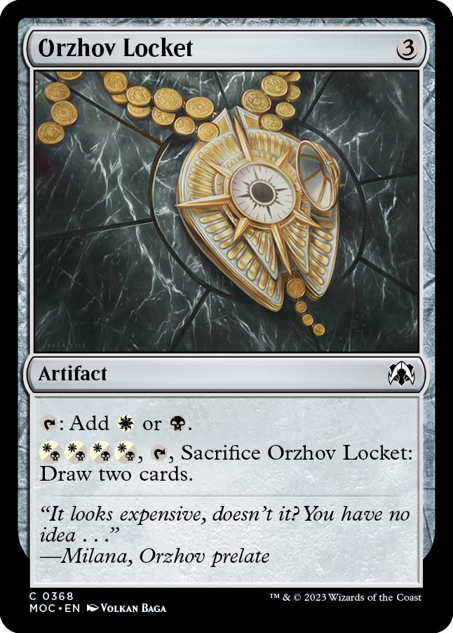 Orzhov Locket [March of the Machine Commander] | Game Master's Emporium (The New GME)