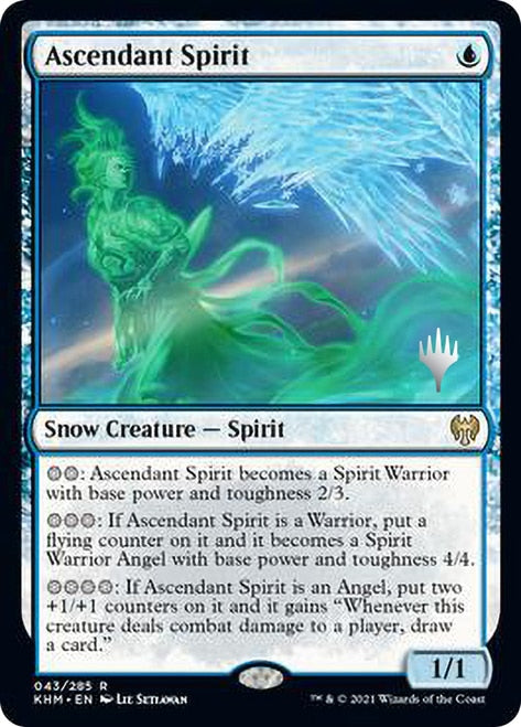 Ascendant Spirit (Promo Pack) [Kaldheim Promos] | Game Master's Emporium (The New GME)