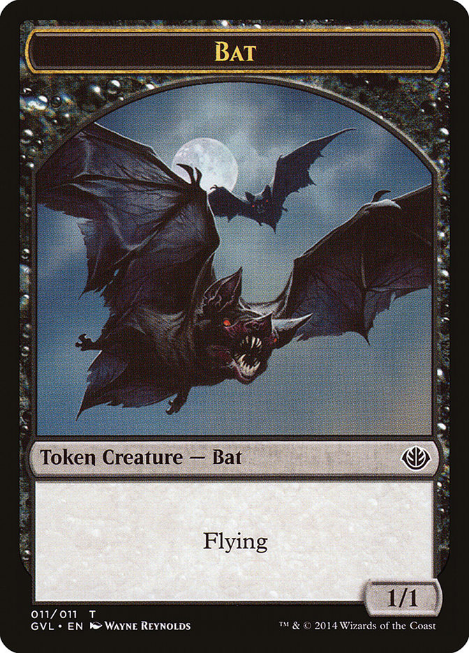 Bat Token (Garruk vs. Liliana) [Duel Decks Anthology Tokens] | Game Master's Emporium (The New GME)