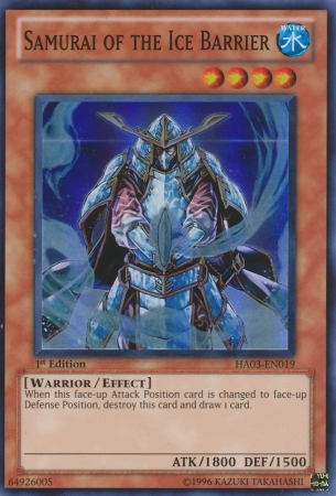 Samurai of the Ice Barrier [HA03-EN019] Super Rare | Game Master's Emporium (The New GME)