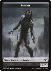 Human Soldier (004) // Zombie Double-Sided Token [Commander 2020 Tokens] | Game Master's Emporium (The New GME)