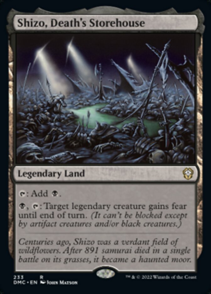 Shizo, Death's Storehouse [Dominaria United Commander] | Game Master's Emporium (The New GME)