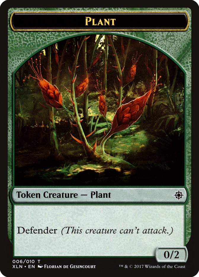 Plant Token [Ixalan Tokens] | Game Master's Emporium (The New GME)