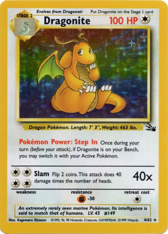 Dragonite (4/62) [Fossil Unlimited] | Game Master's Emporium (The New GME)