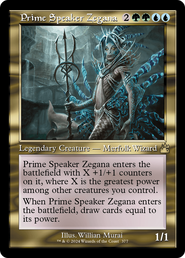 Prime Speaker Zegana (Retro Frame) [Ravnica Remastered] | Game Master's Emporium (The New GME)