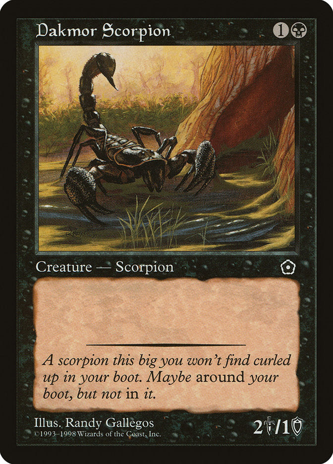 Dakmor Scorpion [Portal Second Age] | Game Master's Emporium (The New GME)