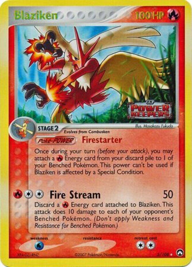 Blaziken (5/108) (Stamped) [EX: Power Keepers] | Game Master's Emporium (The New GME)