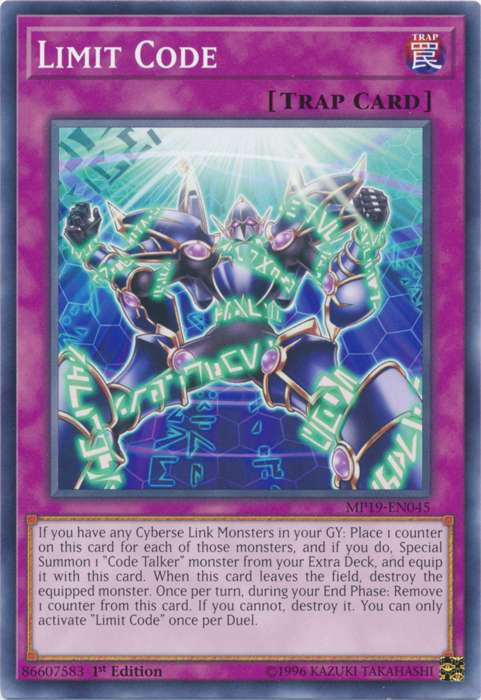 Limit Code [MP19-EN045] Common | Game Master's Emporium (The New GME)