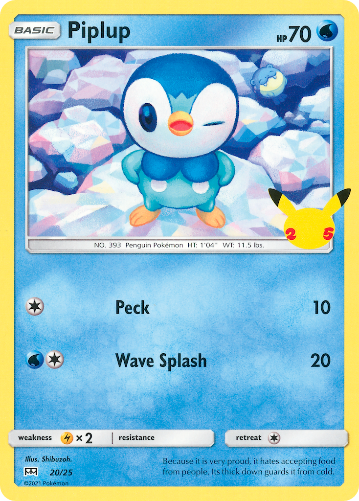 Piplup (20/25) [McDonald's 25th Anniversary] | Game Master's Emporium (The New GME)