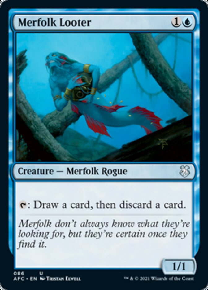 Merfolk Looter [Dungeons & Dragons: Adventures in the Forgotten Realms Commander] | Game Master's Emporium (The New GME)