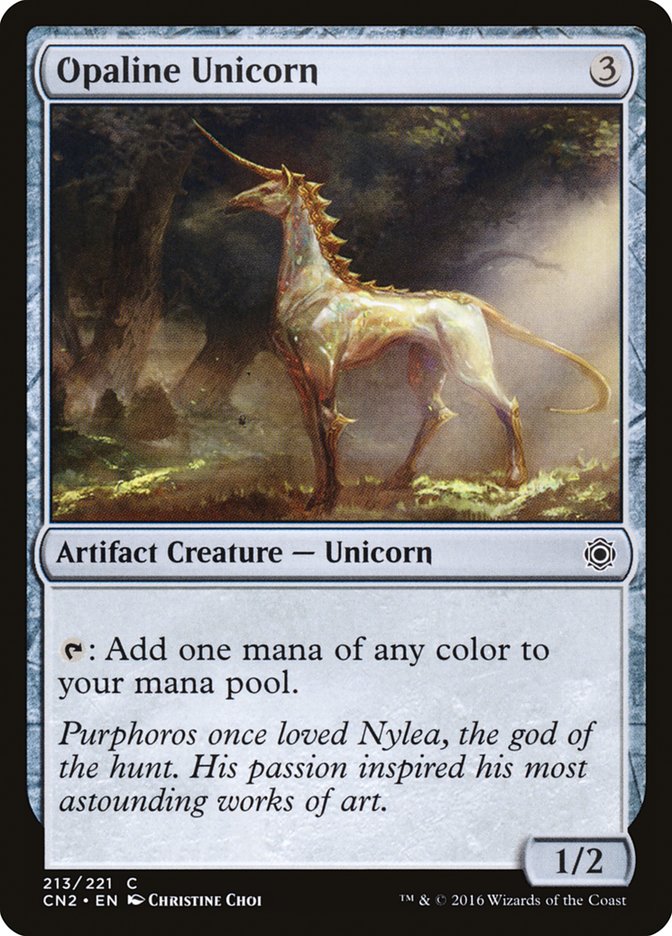 Opaline Unicorn [Conspiracy: Take the Crown] | Game Master's Emporium (The New GME)