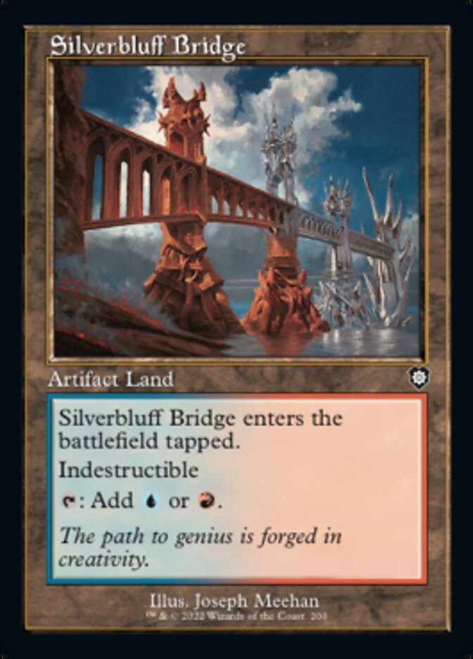 Silverbluff Bridge (Retro) [The Brothers' War Commander] | Game Master's Emporium (The New GME)