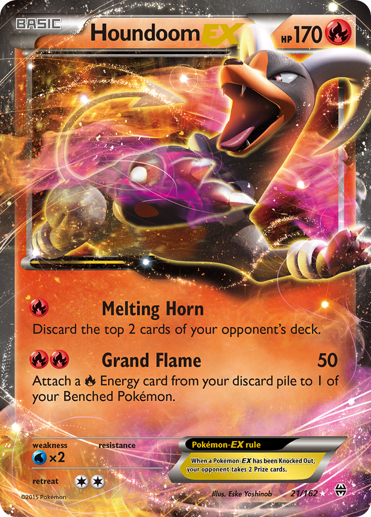 Houndoom EX (21/162) [XY: BREAKthrough] | Game Master's Emporium (The New GME)