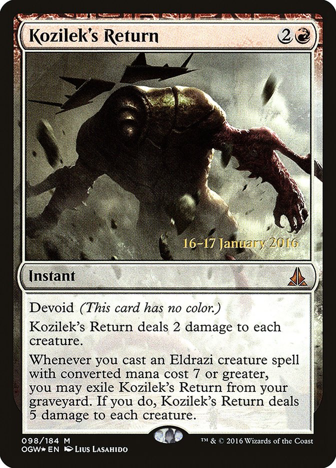 Kozilek's Return [Oath of the Gatewatch Prerelease Promos] | Game Master's Emporium (The New GME)