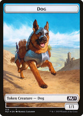 Demon // Dog Double-Sided Token [Core Set 2021 Tokens] | Game Master's Emporium (The New GME)