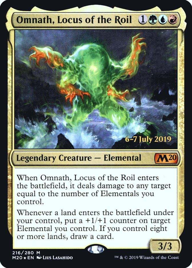 Omnath, Locus of the Roil [Core Set 2020 Prerelease Promos] | Game Master's Emporium (The New GME)