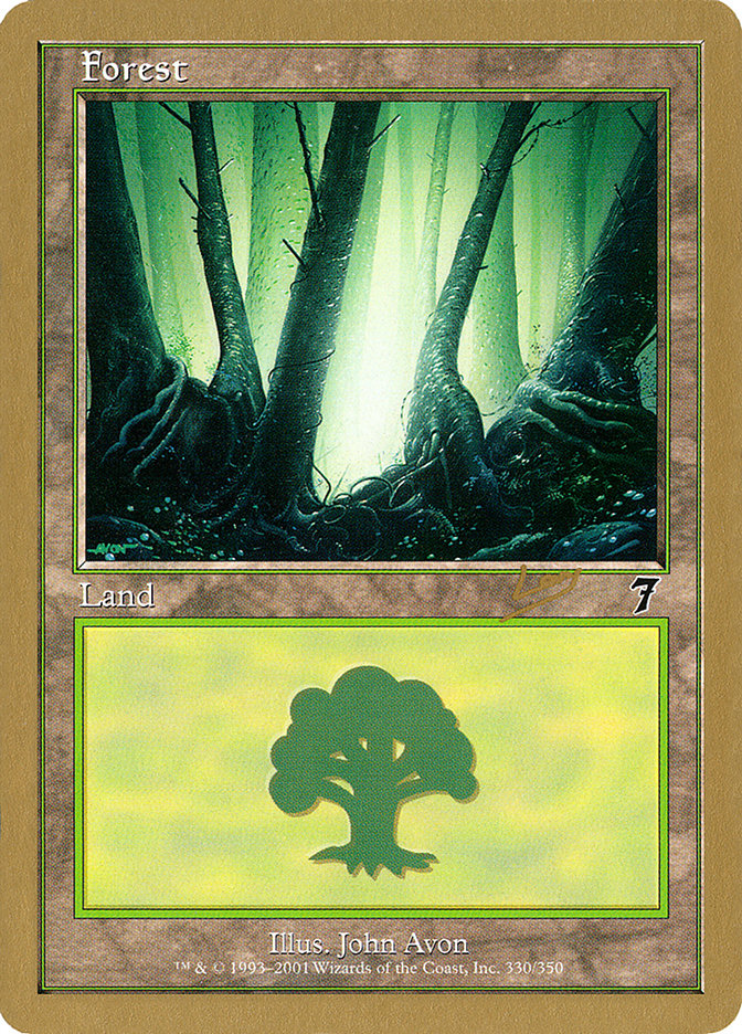 Forest (rl330) (Raphael Levy) [World Championship Decks 2002] | Game Master's Emporium (The New GME)