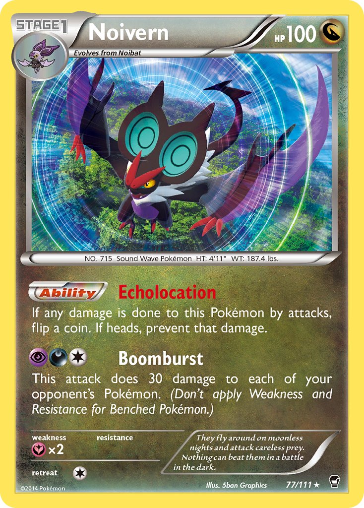 Noivern (77/111) (Cosmos Holo) (Blister Exclusive) [XY: Furious Fists] | Game Master's Emporium (The New GME)