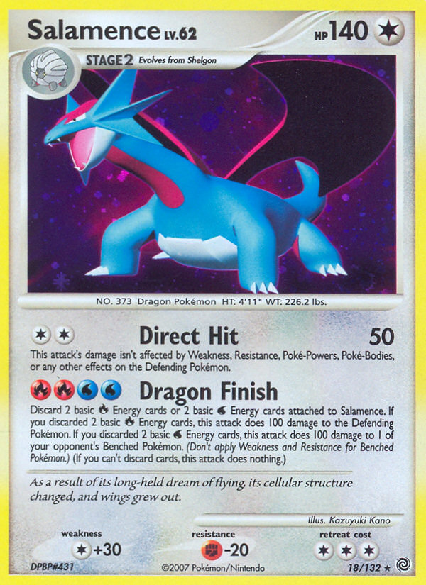 Salamence (18/132) [Diamond & Pearl: Secret Wonders] | Game Master's Emporium (The New GME)