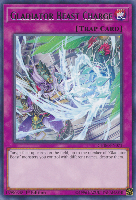 Gladiator Beast Charge [CHIM-EN071] Rare | Game Master's Emporium (The New GME)