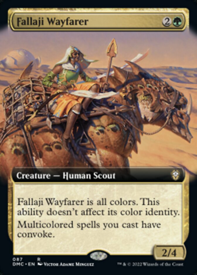 Fallaji Wayfarer (Extended Art) [Dominaria United Commander] | Game Master's Emporium (The New GME)
