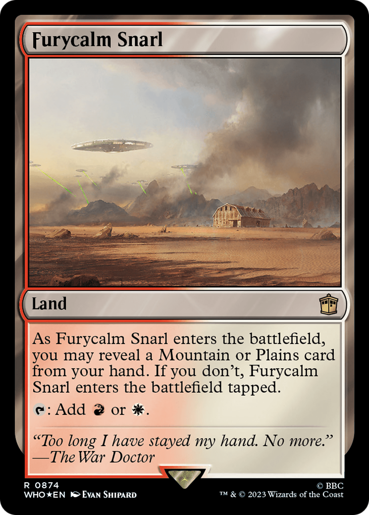 Furycalm Snarl (Surge Foil) [Doctor Who] | Game Master's Emporium (The New GME)