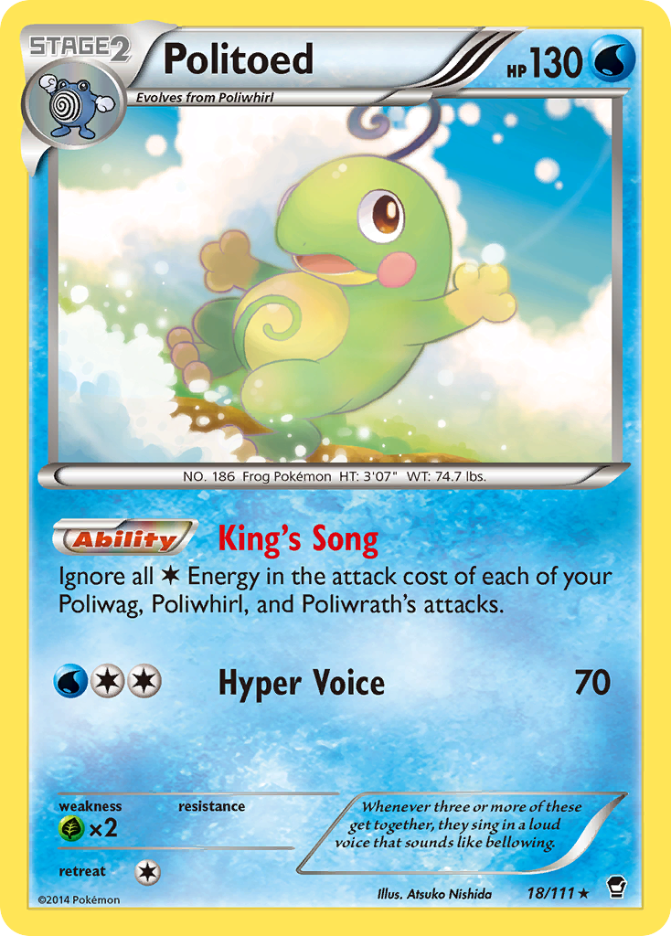 Politoed (18/111) [XY: Furious Fists] | Game Master's Emporium (The New GME)
