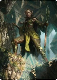 Nissa of Shadowed Boughs 1 Art Card [Zendikar Rising Art Series] | Game Master's Emporium (The New GME)