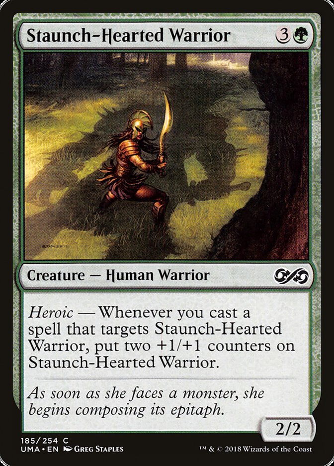 Staunch-Hearted Warrior [Ultimate Masters] | Game Master's Emporium (The New GME)