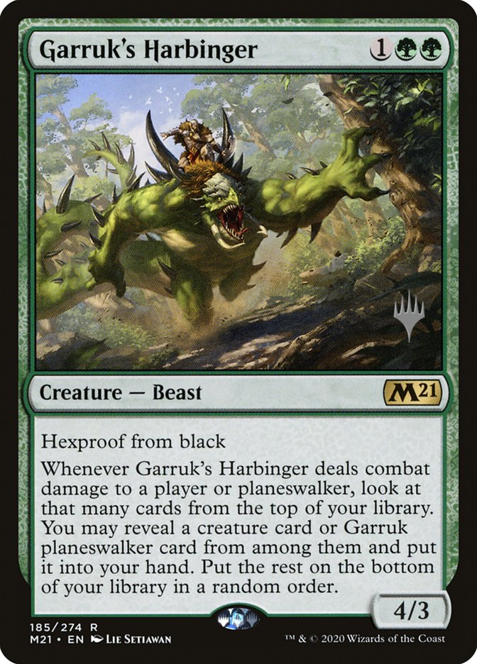 Garruk's Harbinger (Promo Pack) [Core Set 2021 Promos] | Game Master's Emporium (The New GME)