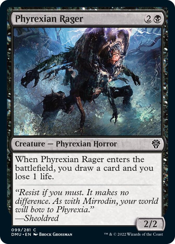 Phyrexian Rager [Dominaria United] | Game Master's Emporium (The New GME)