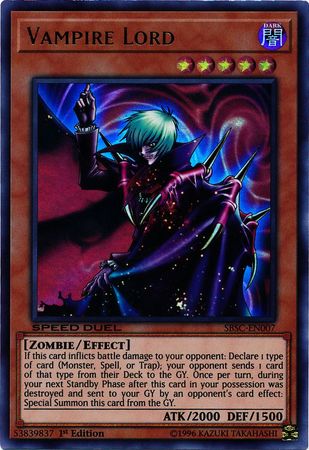 Vampire Lord [SBSC-EN007] Ultra Rare | Game Master's Emporium (The New GME)