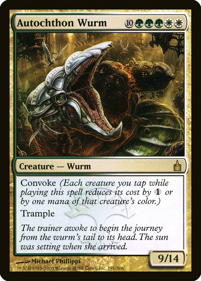 Autochthon Wurm [Ravnica: City of Guilds] | Game Master's Emporium (The New GME)