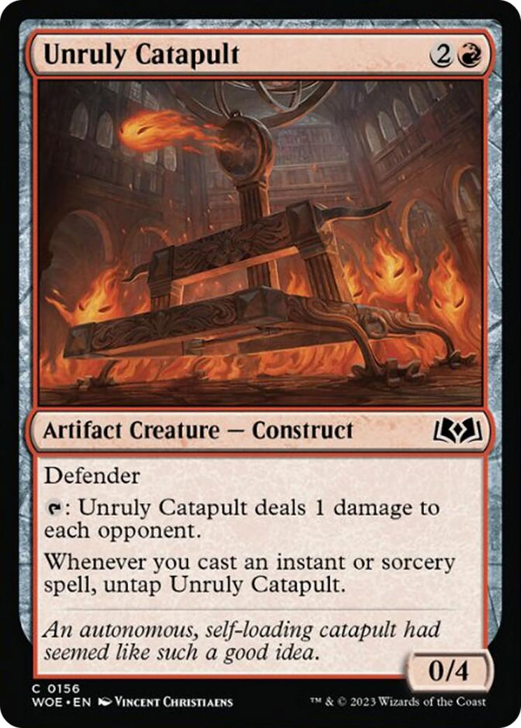 Unruly Catapult [Wilds of Eldraine] | Game Master's Emporium (The New GME)