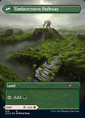 Cragcrown Pathway // Timbercrown Pathway (Borderless) [Secret Lair: Ultimate Edition 2] | Game Master's Emporium (The New GME)