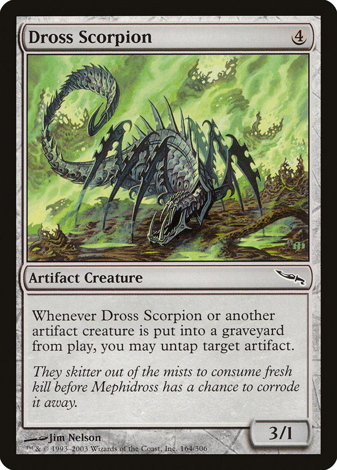 Dross Scorpion [Mirrodin] | Game Master's Emporium (The New GME)
