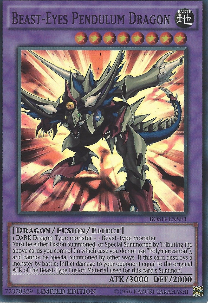 Beast-Eyes Pendulum Dragon [BOSH-ENSE1] Super Rare | Game Master's Emporium (The New GME)