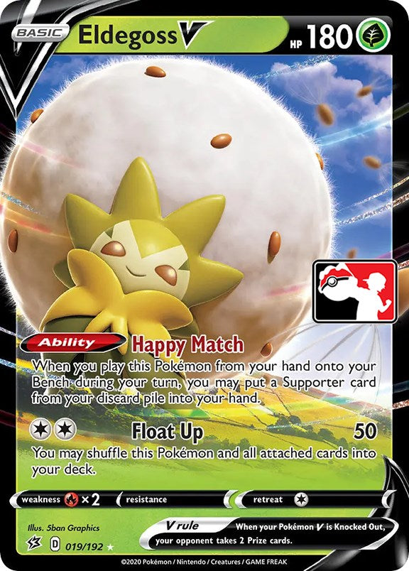 Eldegoss V (019/192) [Prize Pack Series One] | Game Master's Emporium (The New GME)
