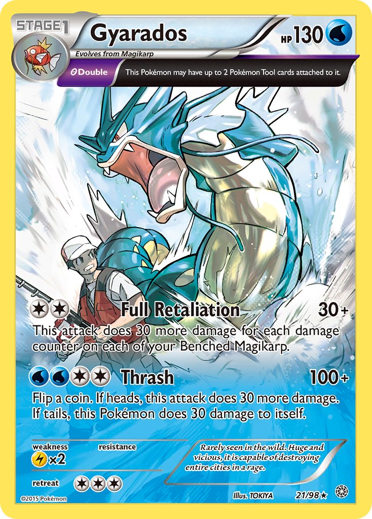 Gyarados (21/98) (Theme Deck Exclusive) [XY: Ancient Origins] | Game Master's Emporium (The New GME)