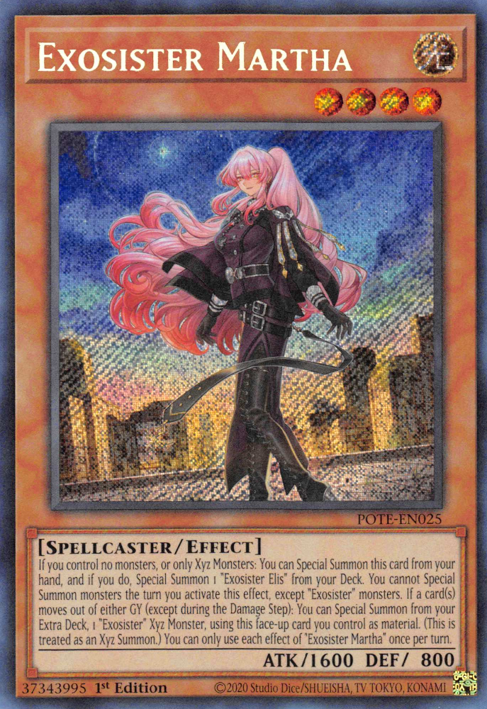 Exosister Martha [POTE-EN025] Secret Rare | Game Master's Emporium (The New GME)